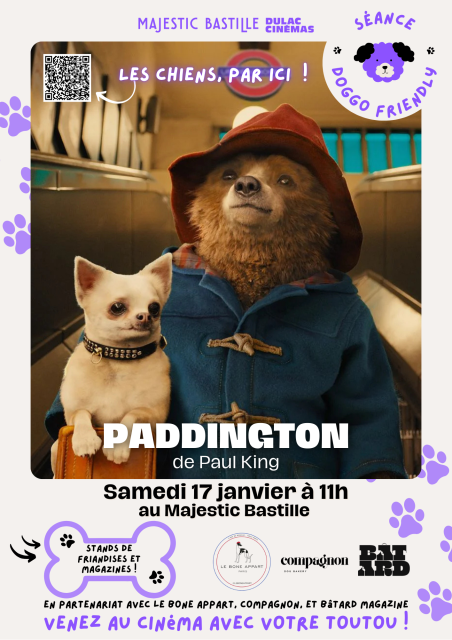 Séance Doggo Friendly : PADDINGTON de Paul King