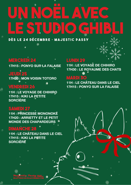 Un Noël avec le studio Ghibli 