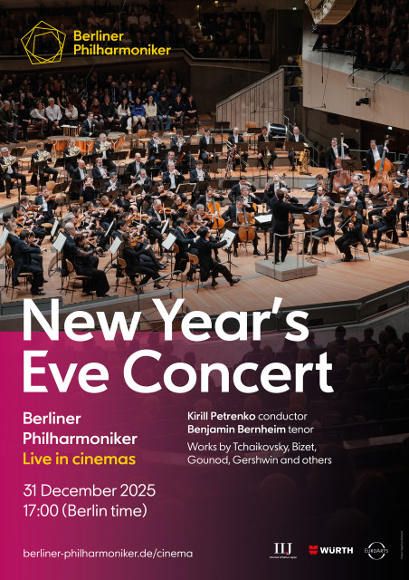 CONCERT DU RÉVEILLON en direct du Berliner Philharmoniker avec Kirill Petrenko et Benjamin Bernheim