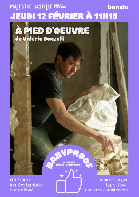 Séance Bébés, bienvenue ! À PIED D'OEUVRE de Valérie Donzelli