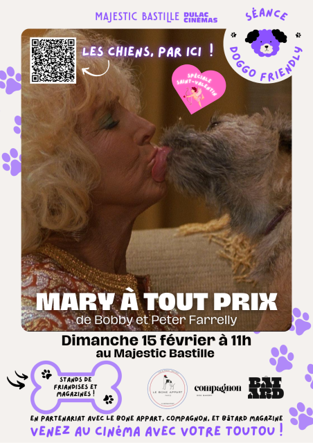Séance Doggo Friendly : MARY À TOUT PRIX de Bobby et Peter Farrelly