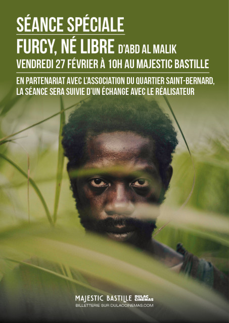 SÉANCE SPÉCIALE : FURCY, NÉ LIBRE d'Abd al Malik, en partenariat avec l'association du Quartier Saint-Bernard, suivie d'un échange avec le réalisateur