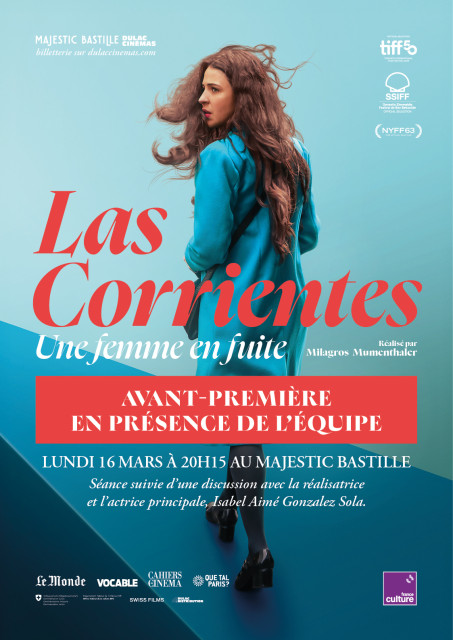 AVANT-PREMIÈRE : LAS CORRIENTES de Milagros Mumenthaler, suivie d'une discussion avec la réalisatrice et Isabel Aimé Gonzalez Sola, actrice principale