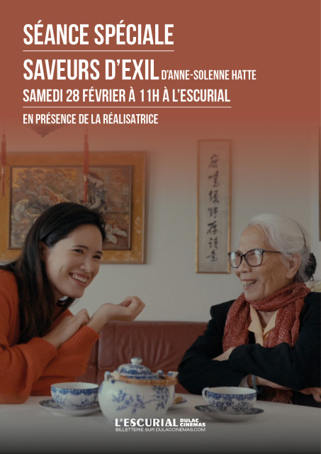 SÉANCE SPÉCIALE : Date Supplémentaire ! SAVEURS D'EXIL de Anne-Solenne Hatte, suivie d'une discussion avec la réalisatrice