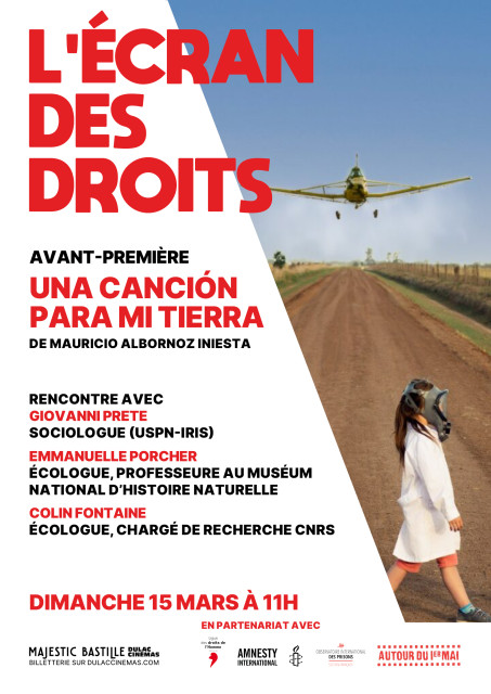 L'ÉCRAN DES DROITS n°7 - AVANT-PREMIÈRE : UNA CANCIÓN PARA MI TIERRA de Mauricio Albornoz Iniesta