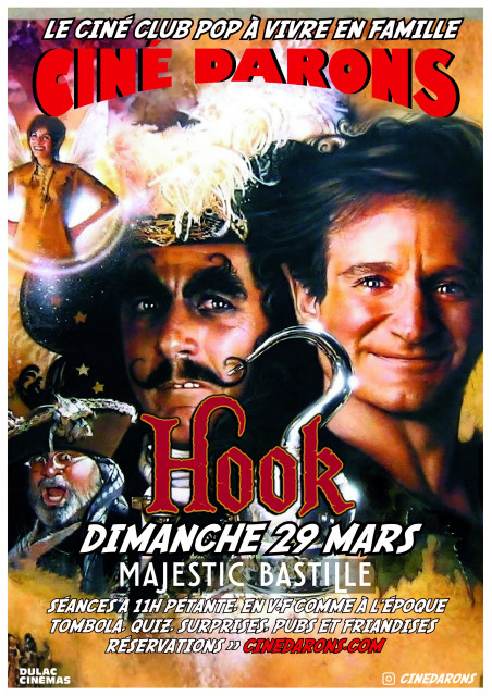Ciné Darons : Hook ou la Revanche du capitaine Crochet de Steven Spielberg