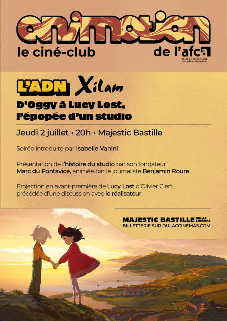 ANIMOTION : XILAM et AVP LUCY LOST en présence de Marc du Pontavice et Olivier Clert et modérée par Benjamin Roure 