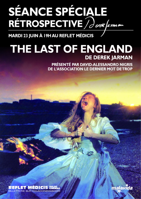 SÉANCE SPÉCIALE - RÉTROSPECTIVE DEREK JARMAN : THE LAST OF ENGLAND de Derek Jarman, présenté par David-Alessandro Nigris