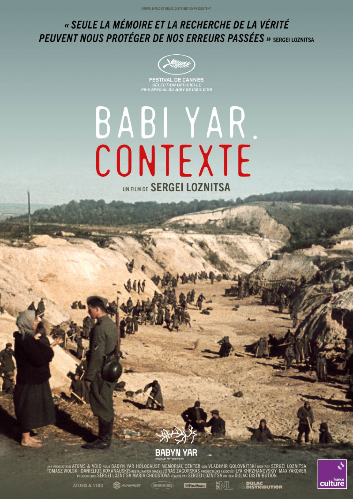 Avant-première de BABI YAR. CONTEXTE de Sergei Loznitsa en présence du réalisateur