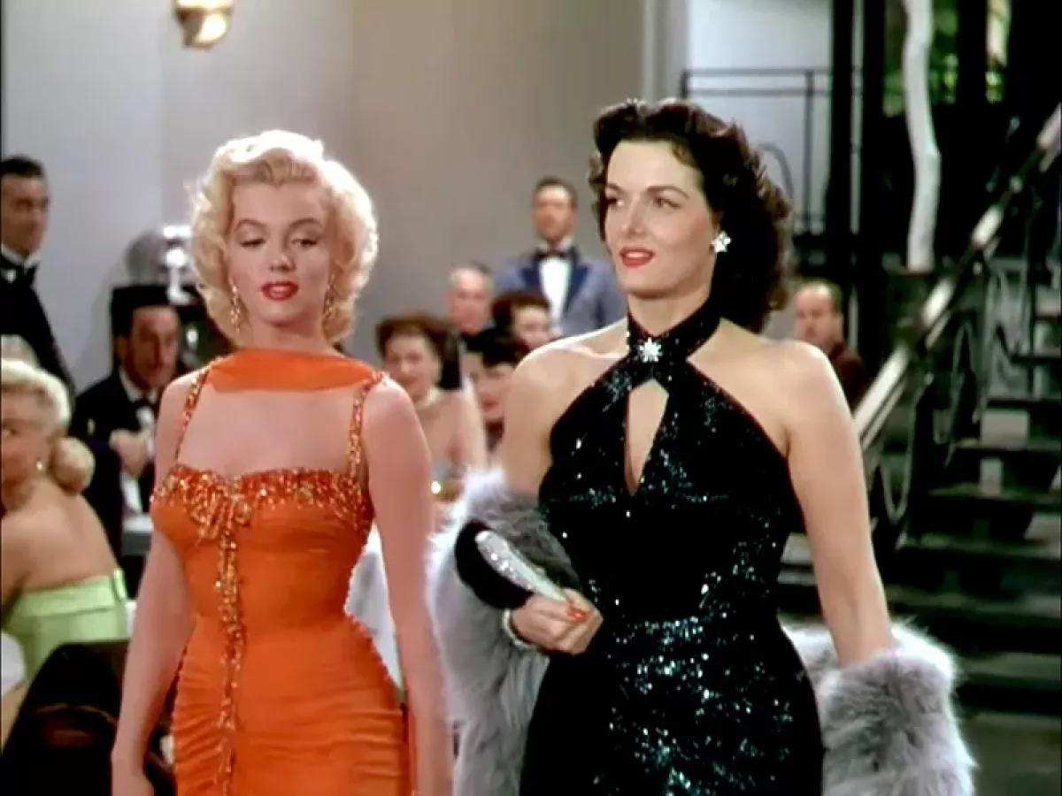 les hommes preferent les blondes, Olvier Minne, Howard Hawks, Jane Russel, Marylin Monroe