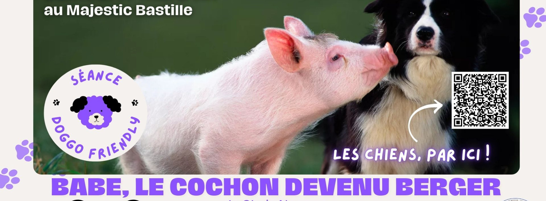 Séance Doggo Friendly : BABE, LE COCHON DEVENU BERGER de Chris Noonan