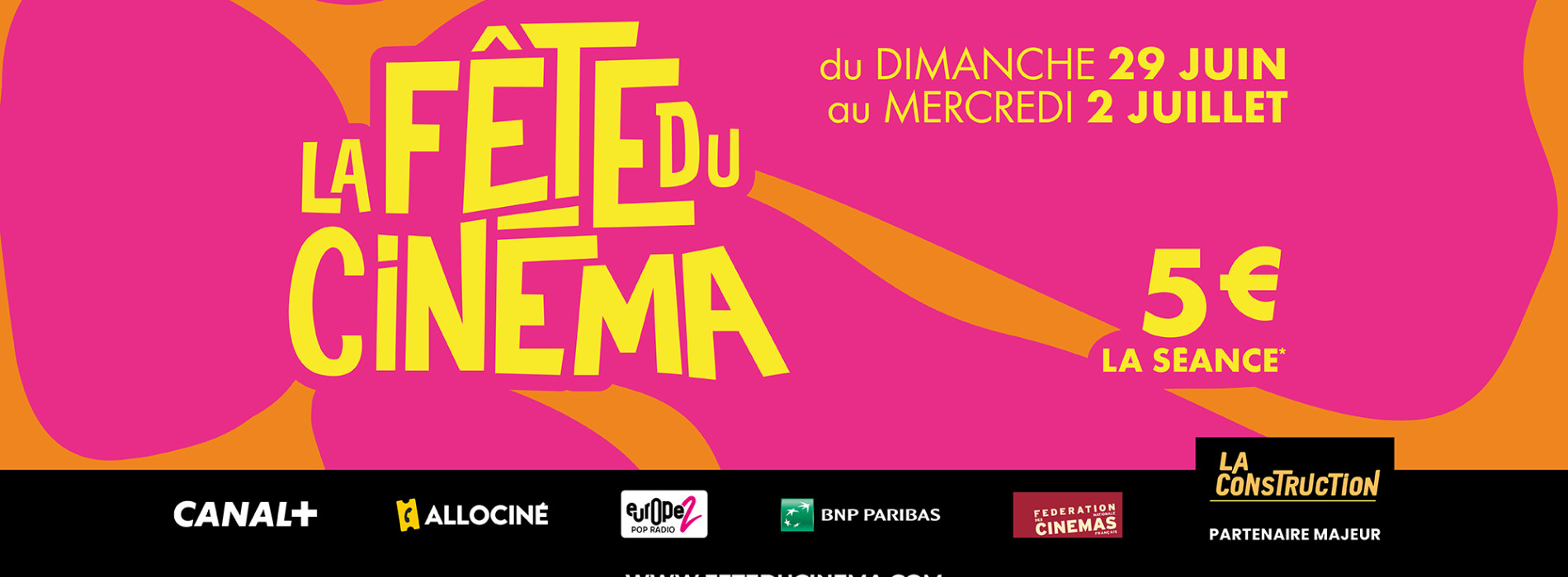 Fête du cinéma 2025 : 5€ la séance ! 