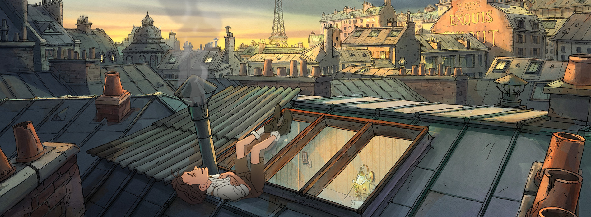 Marcel et Monsieur Pagnol, Toits de Paris