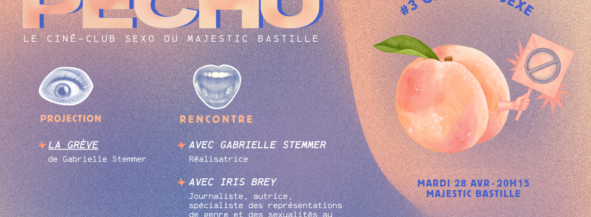 PÊCHU, le ciné-club sexo : LA GRÈVE suivi d'une discussion avec Gabrielle Stemmer et Iris Brey