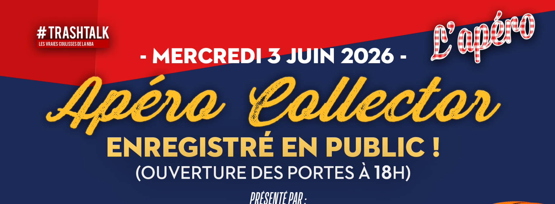 Apéro Collector Trashtalk 2026 : 1h d'enregistrement en public !